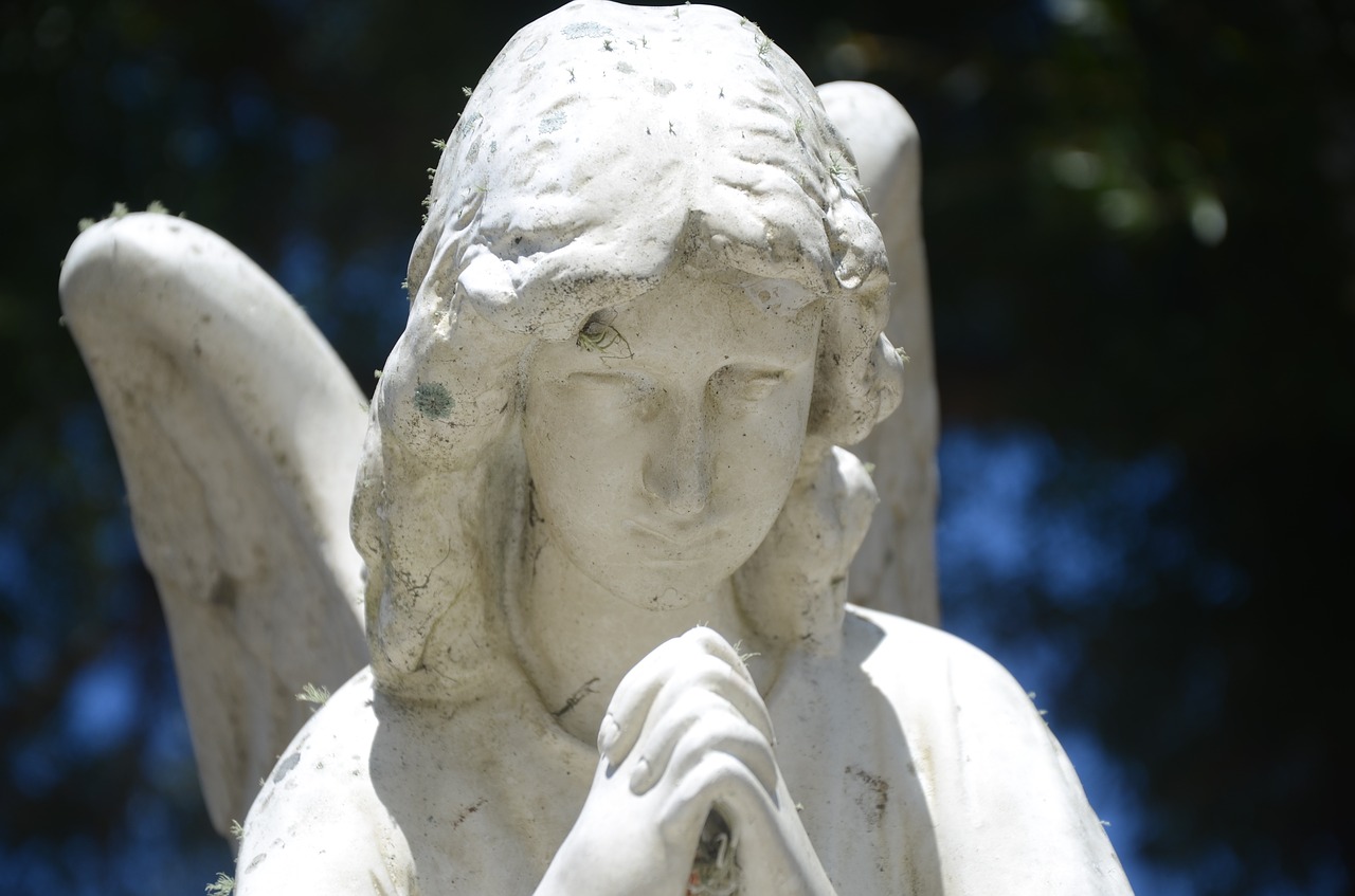 religious angel cemetery free photo