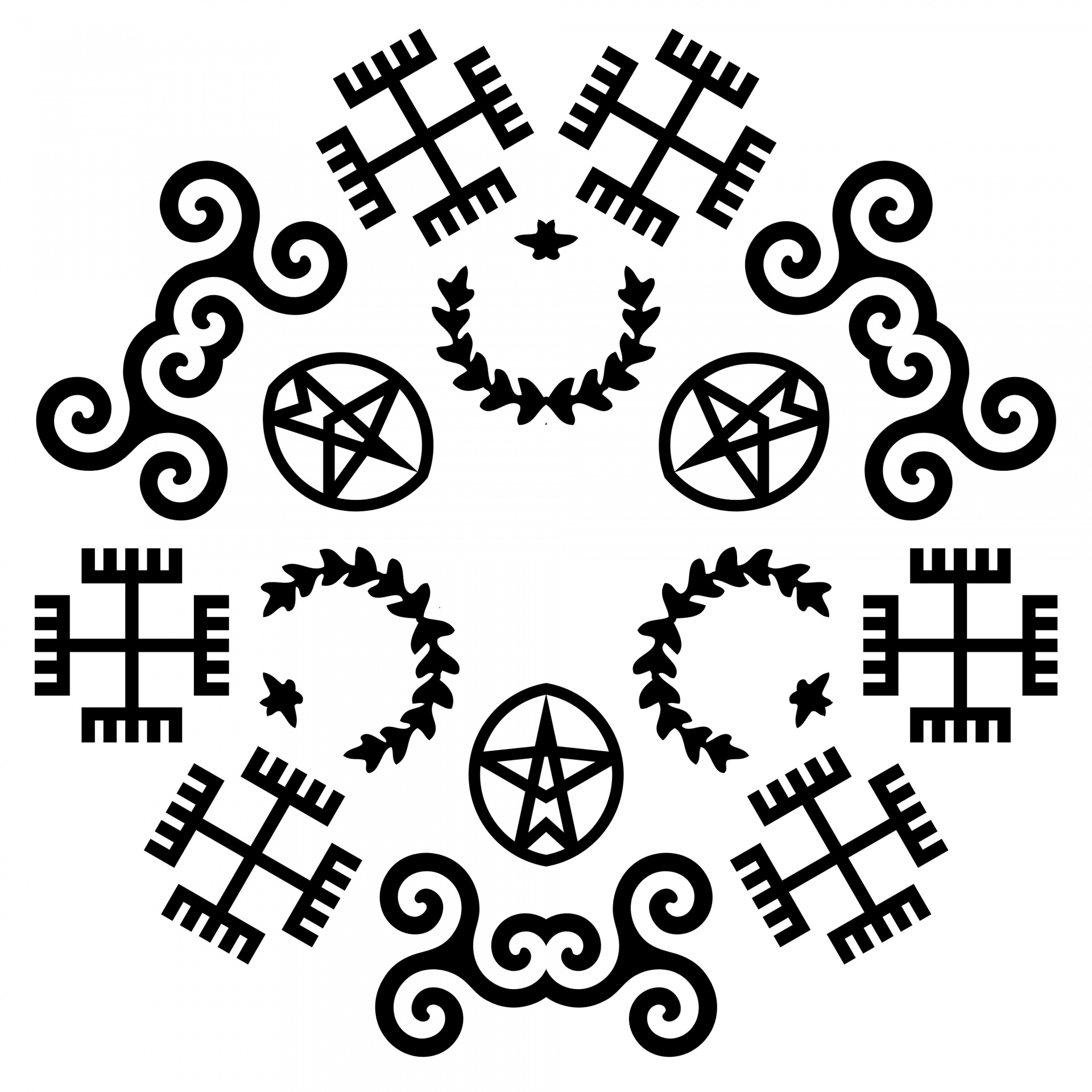 religious symbols kaleidoscope free photo
