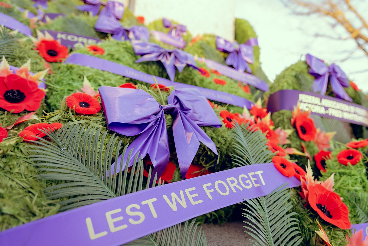 remembrance day  poppy  monument free photo