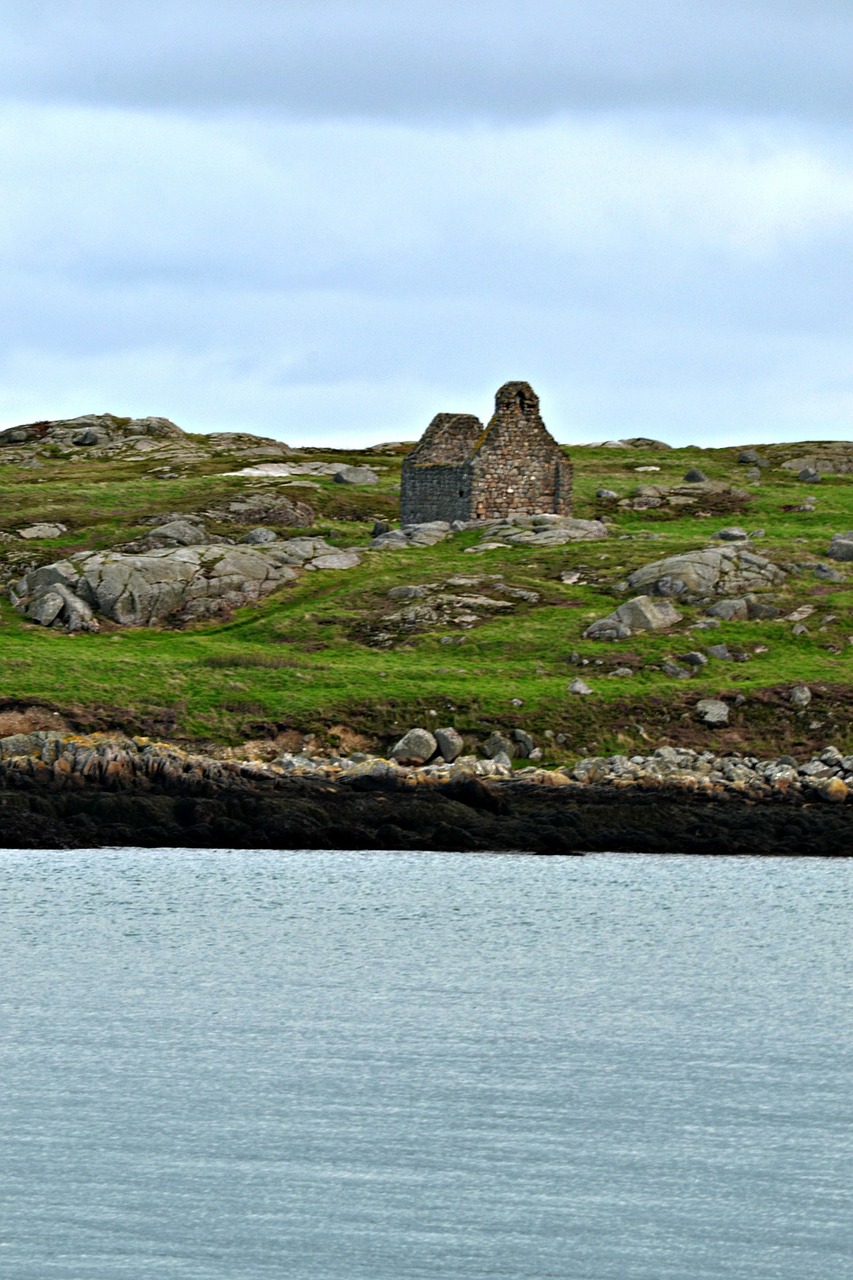 remote ruin island free photo