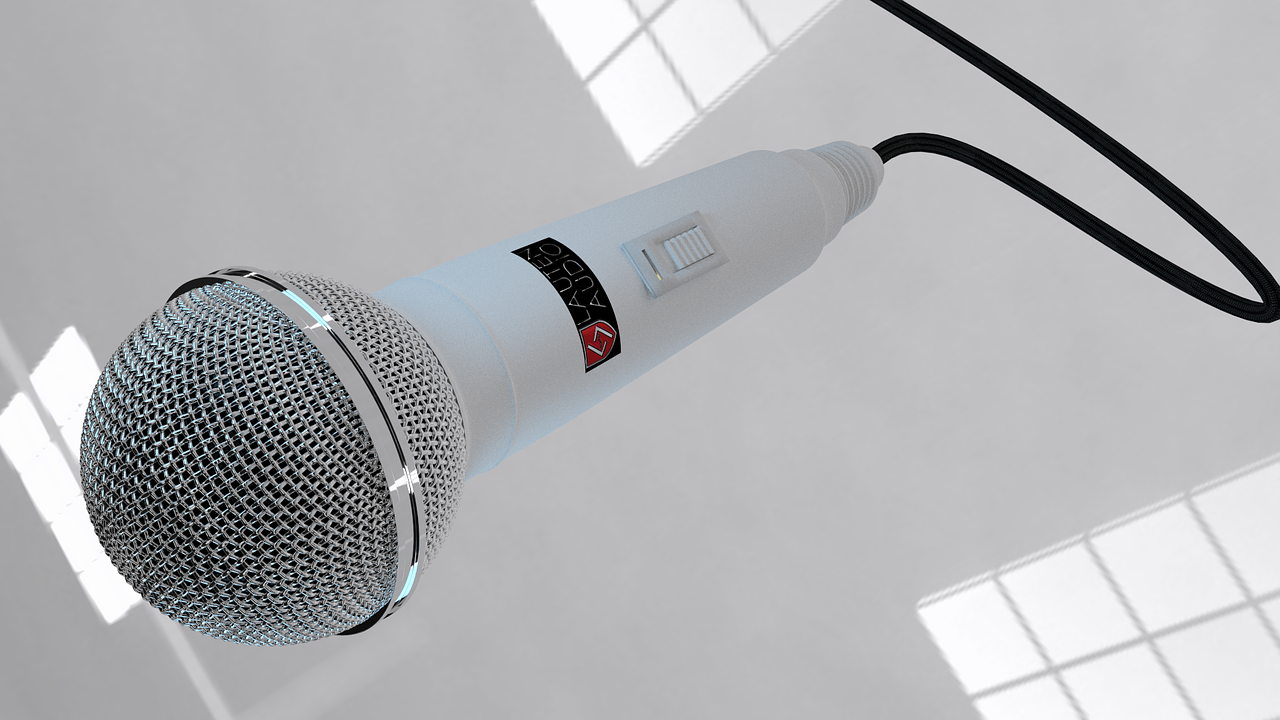 render microphone sound free photo