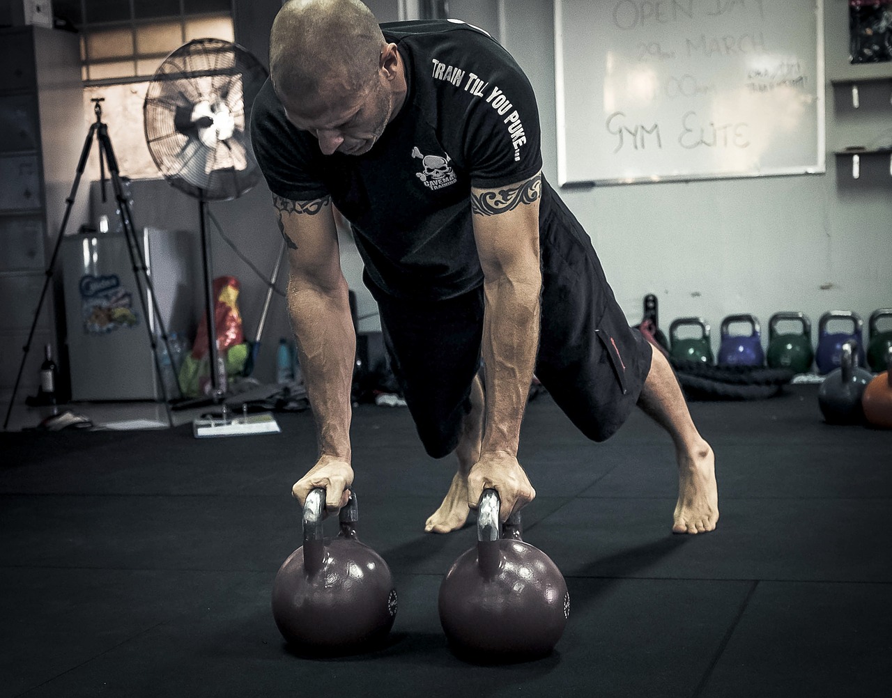 renegade rows kettlebell kettle bell free photo