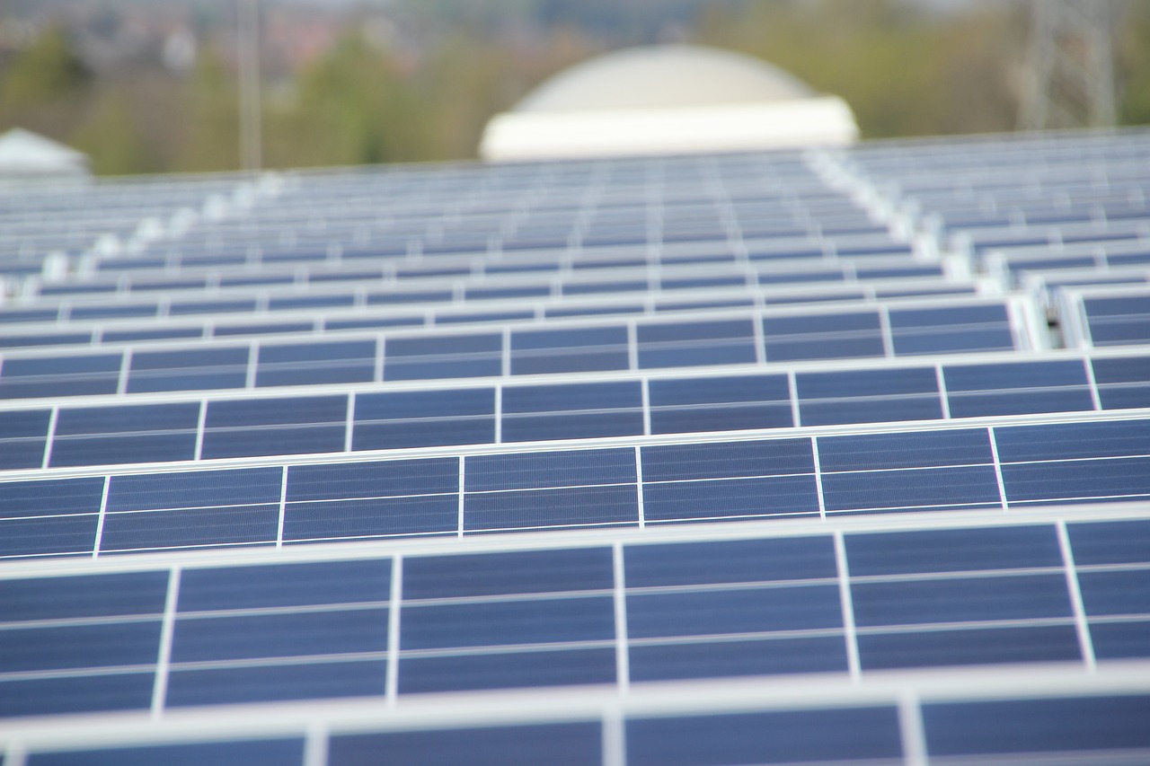 renewable energy  photovoltaic modules  solar cells free photo
