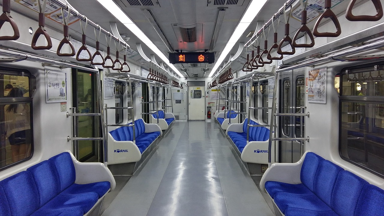 republic of korea subway train free photo
