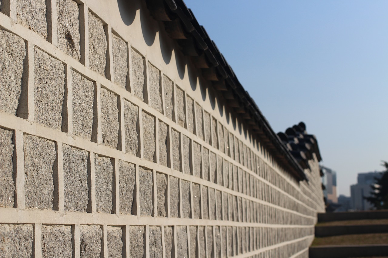 republic of korea forbidden city autumn free photo