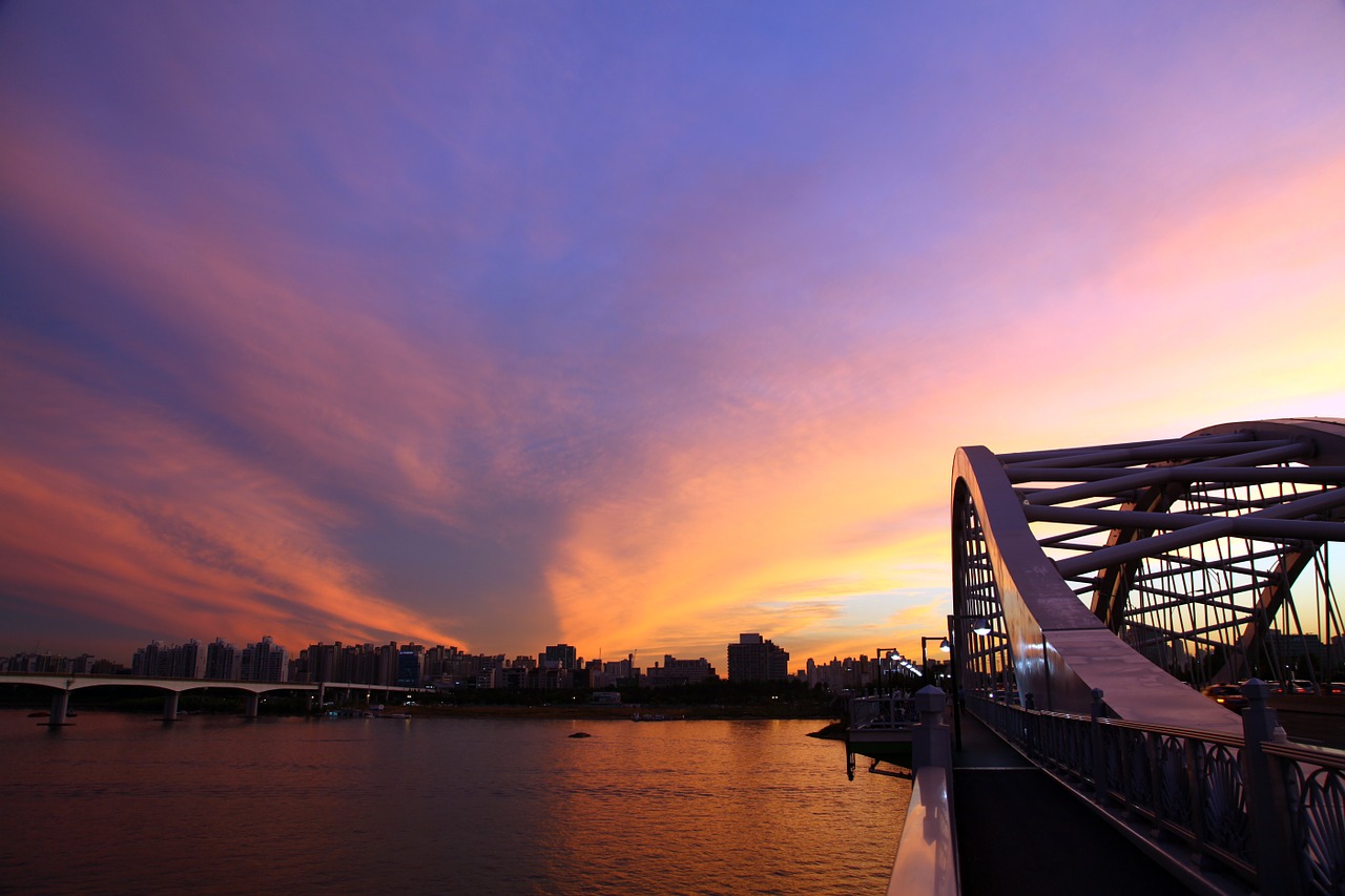 republic of korea seoul han river free photo