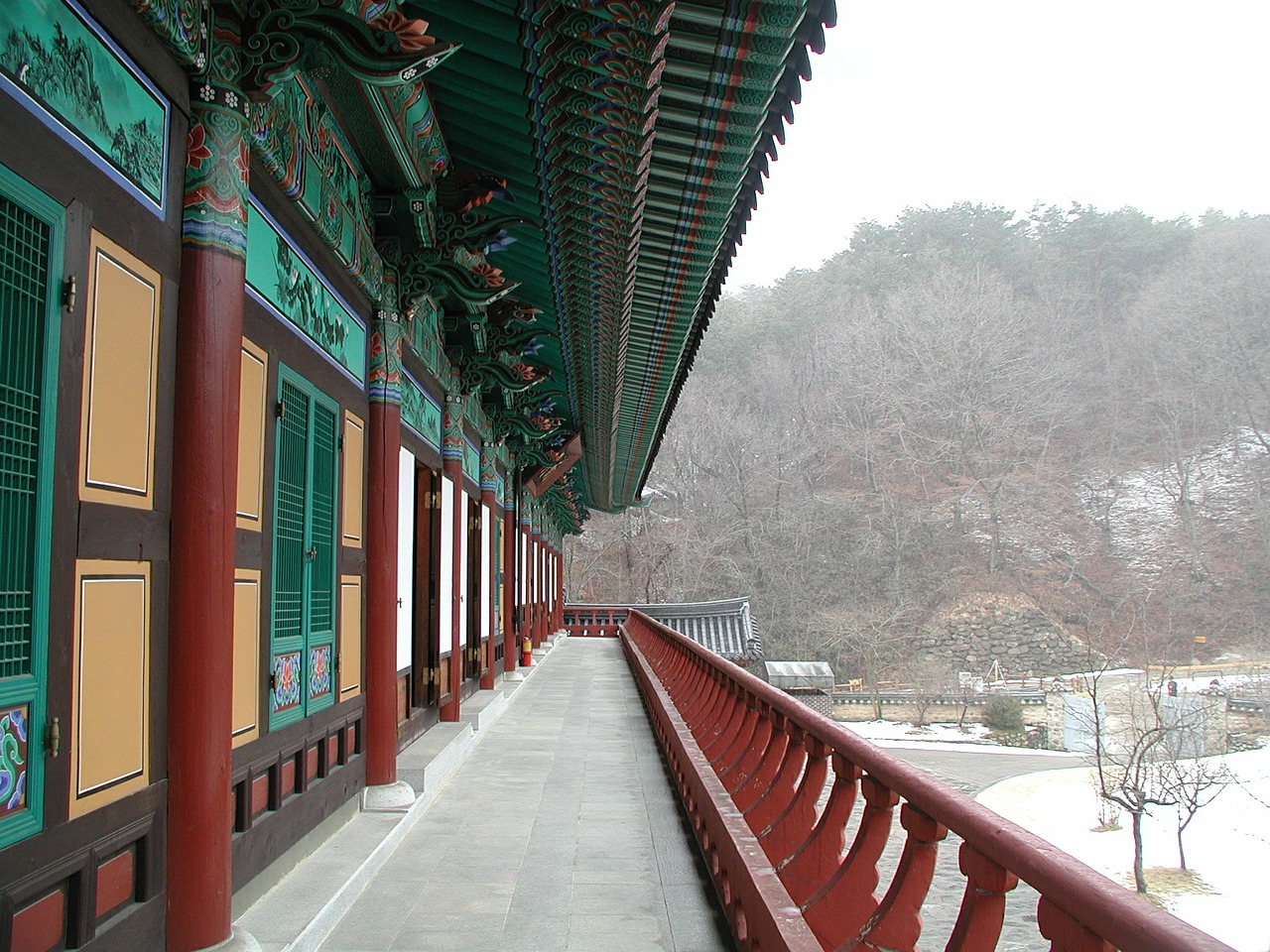 republic of korea buddhism traditional temples free photo