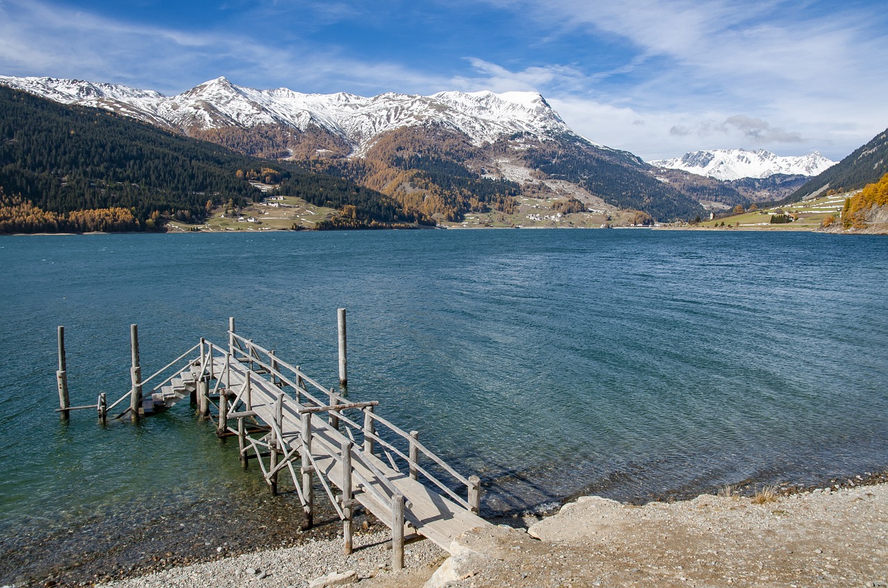 reschensee  italy  south tyrol free photo