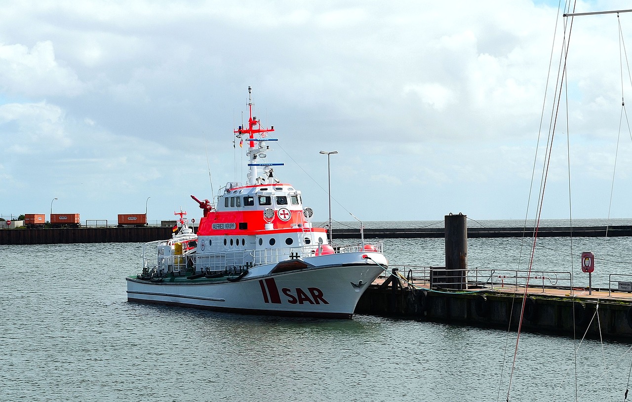 rescue ship lifeboat sea rescue free photo