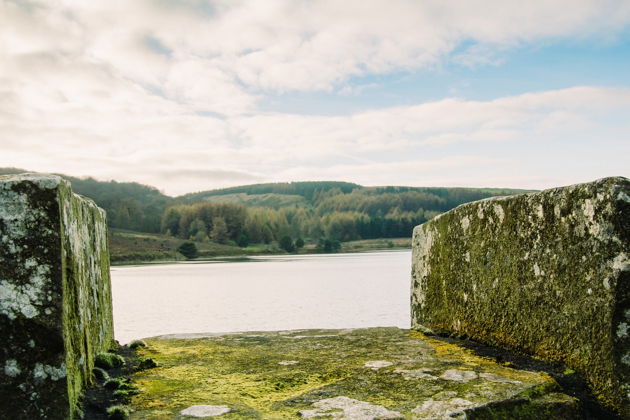 reservoir stones lake free photo