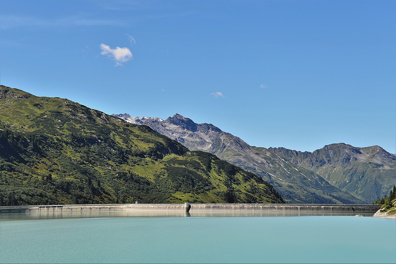 reservoir tyrol austria free photo