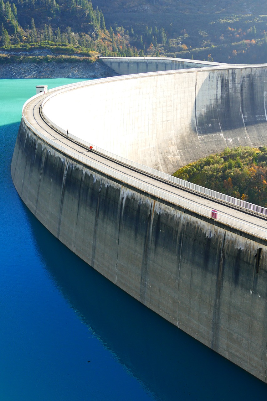reservoir kops lake dam free photo