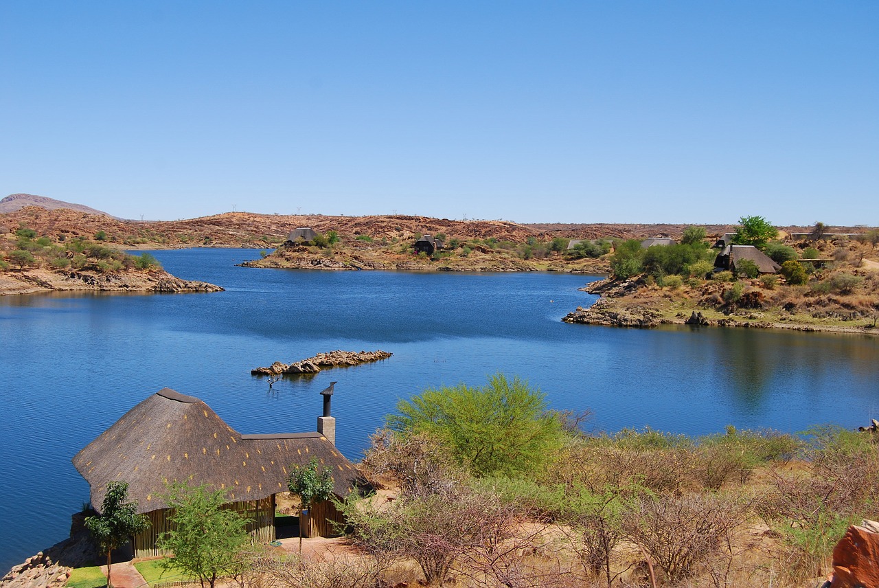 reservoir namibia water free photo