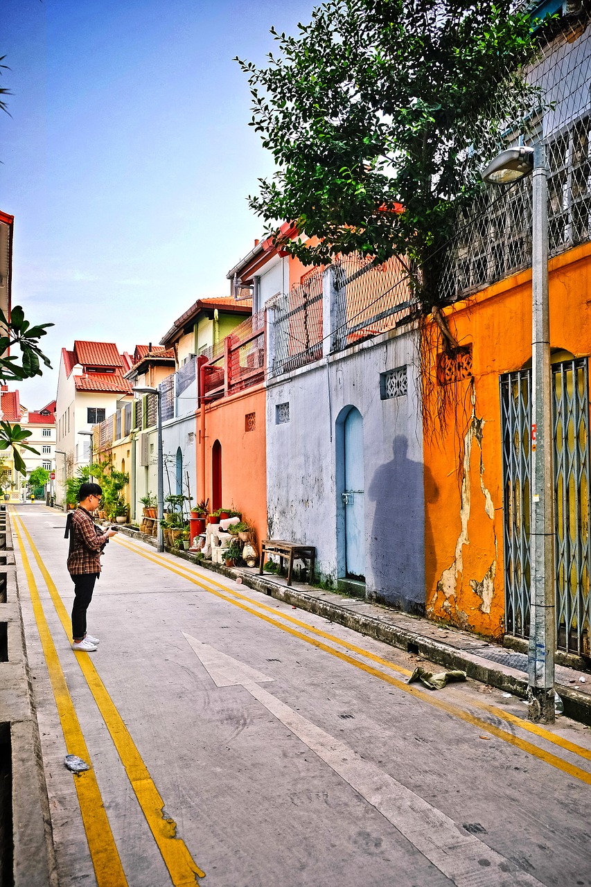 residential person buildings free photo