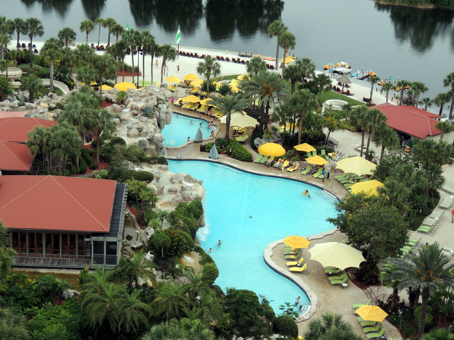 resort hotel pool free photo