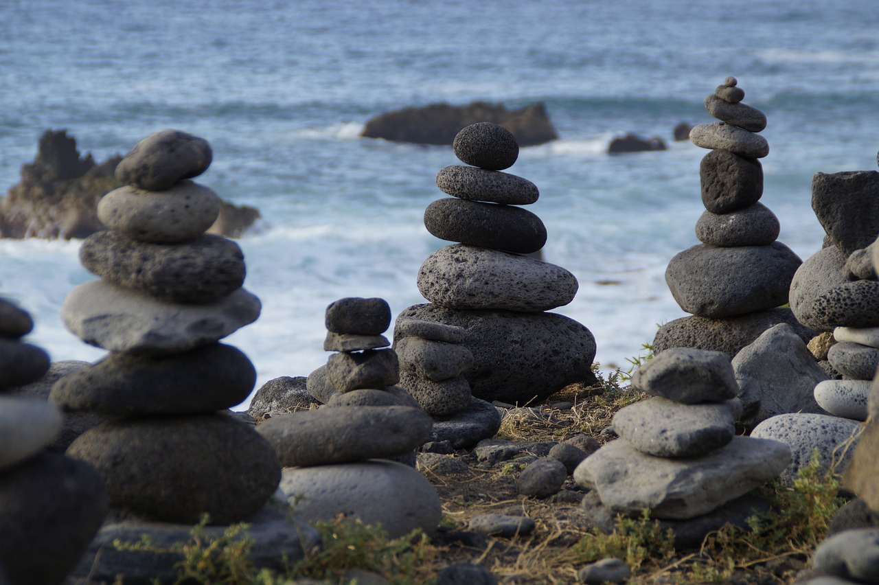 rest stones towers free photo