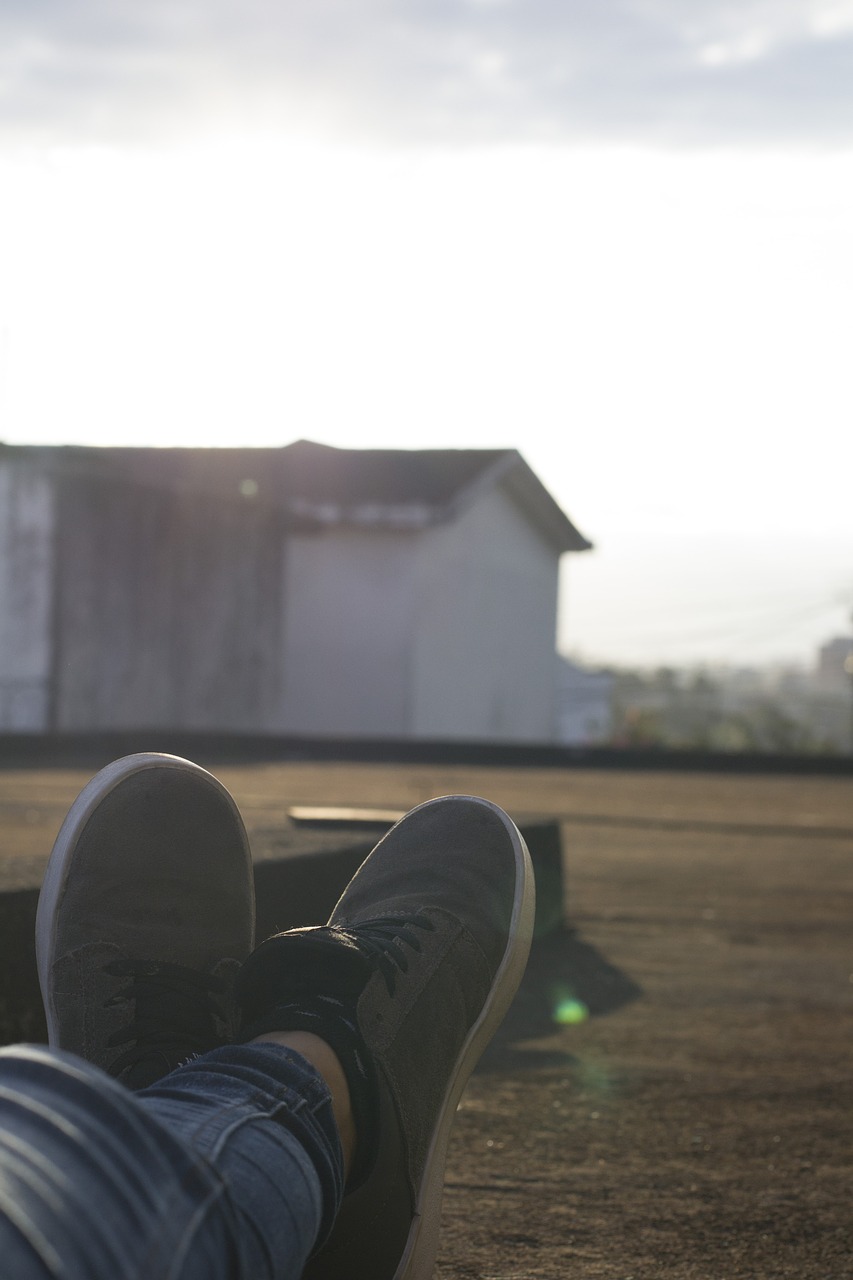 rest terrace shoes free photo