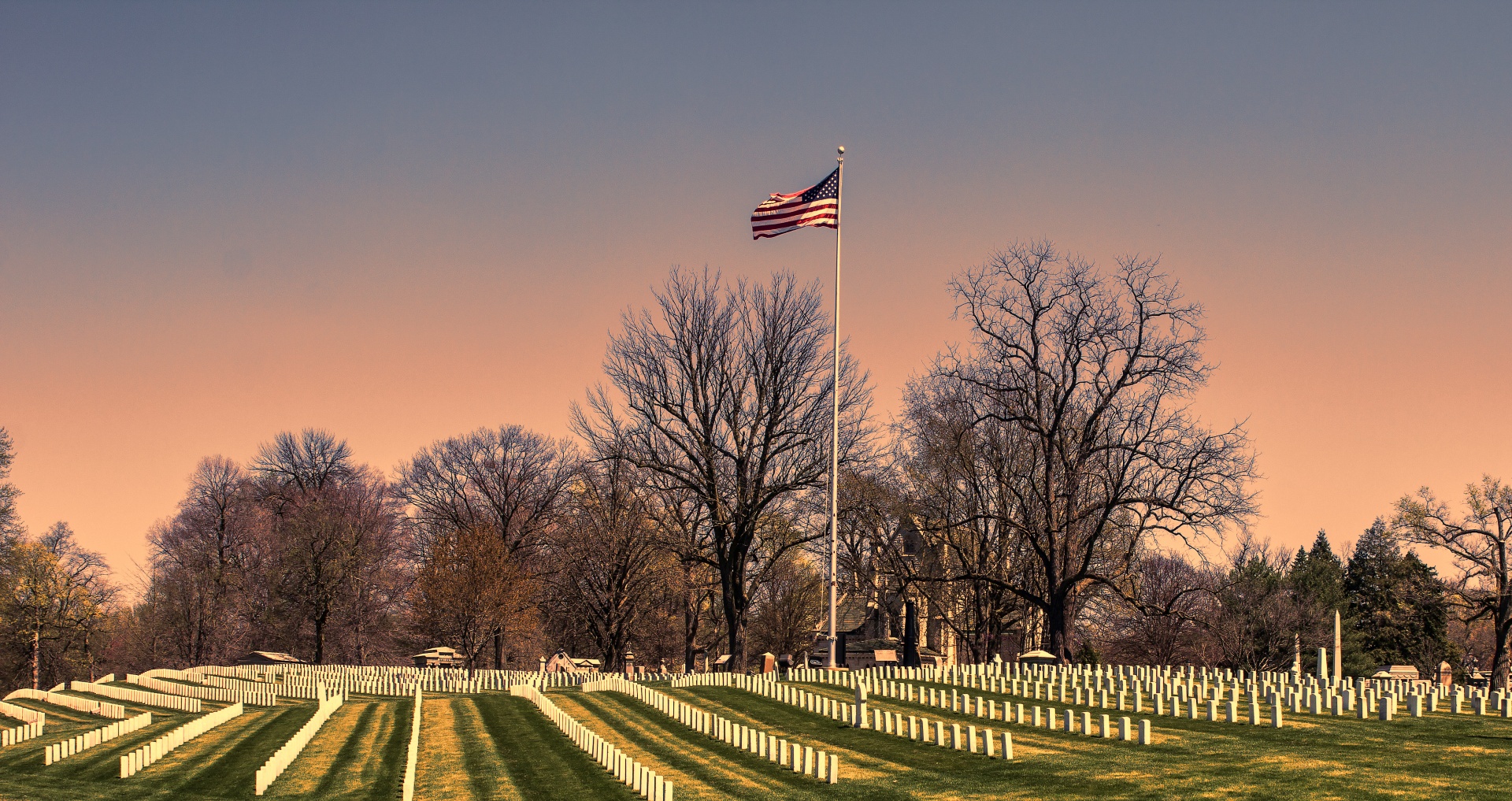 cemeteries veterans rest peace free photo