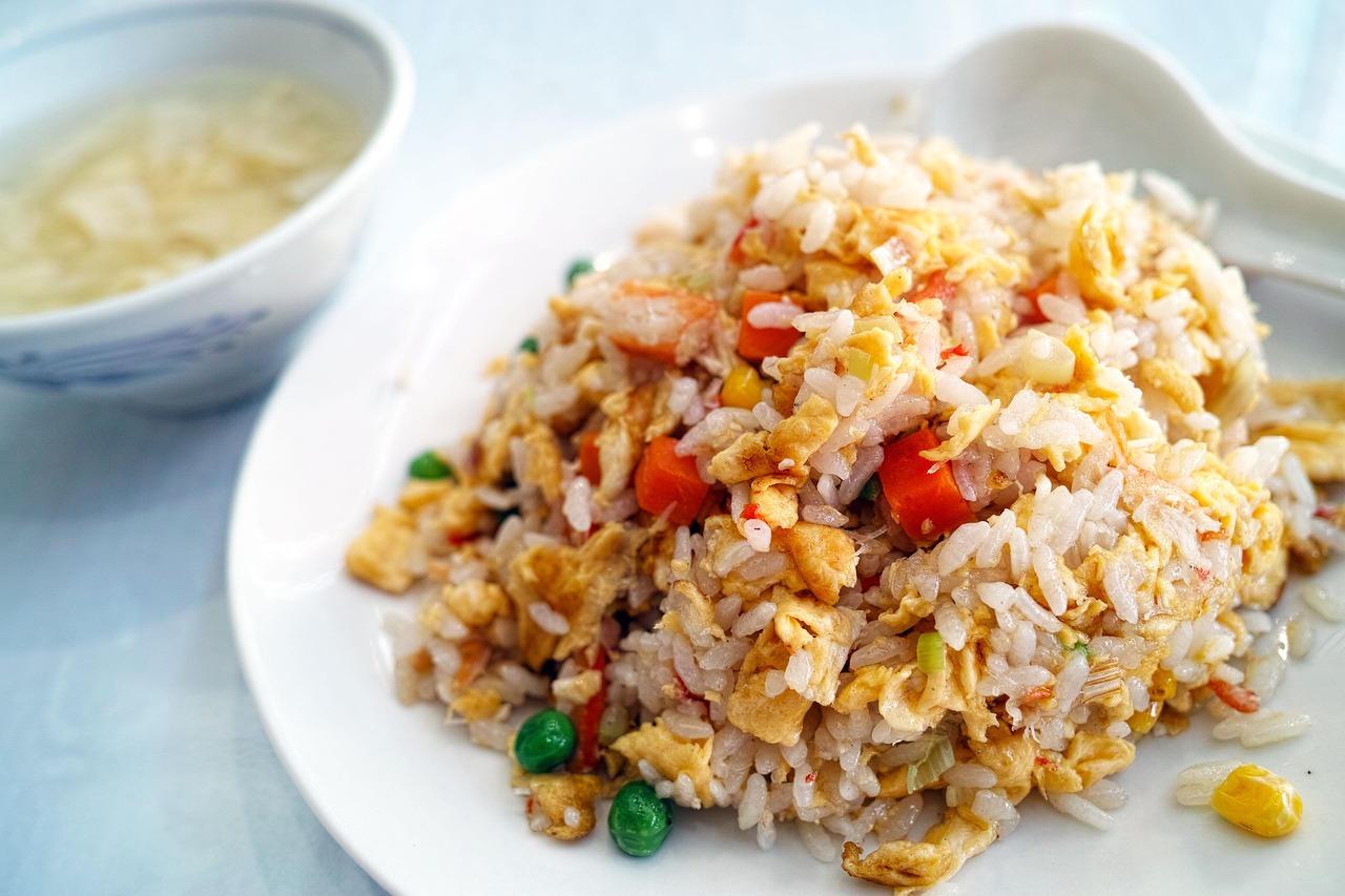 restaurant chinese cuisine fried rice free photo