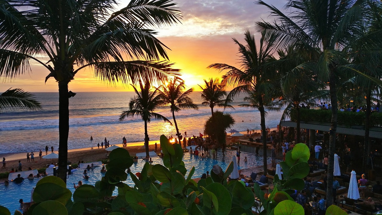 restaurant  bali  beach free photo