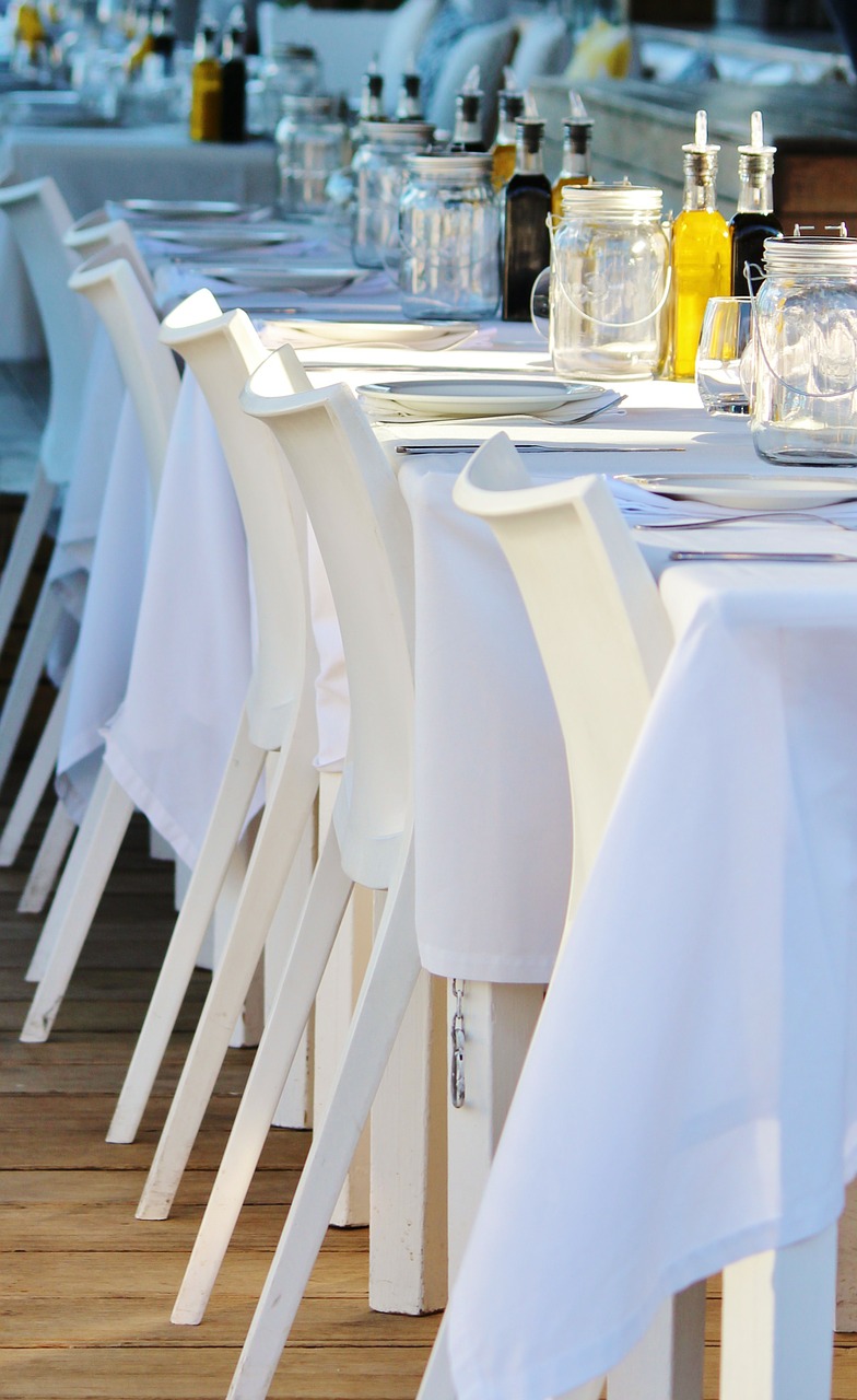 restaurant chairs table free photo