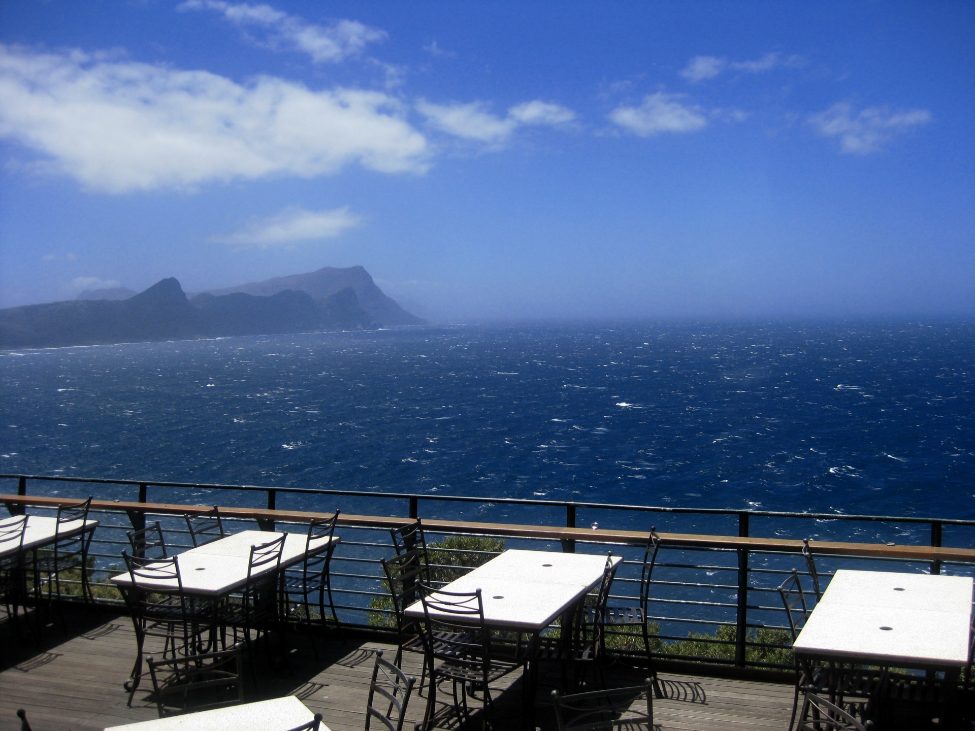 deck restaurant clifftop free photo