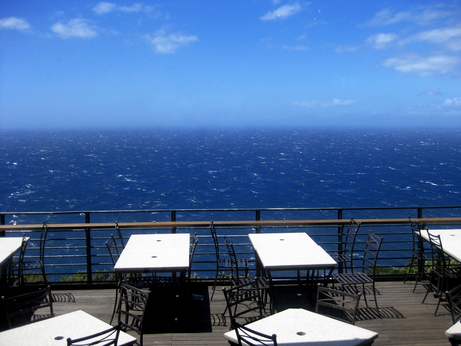 deck restaurant clifftop free photo