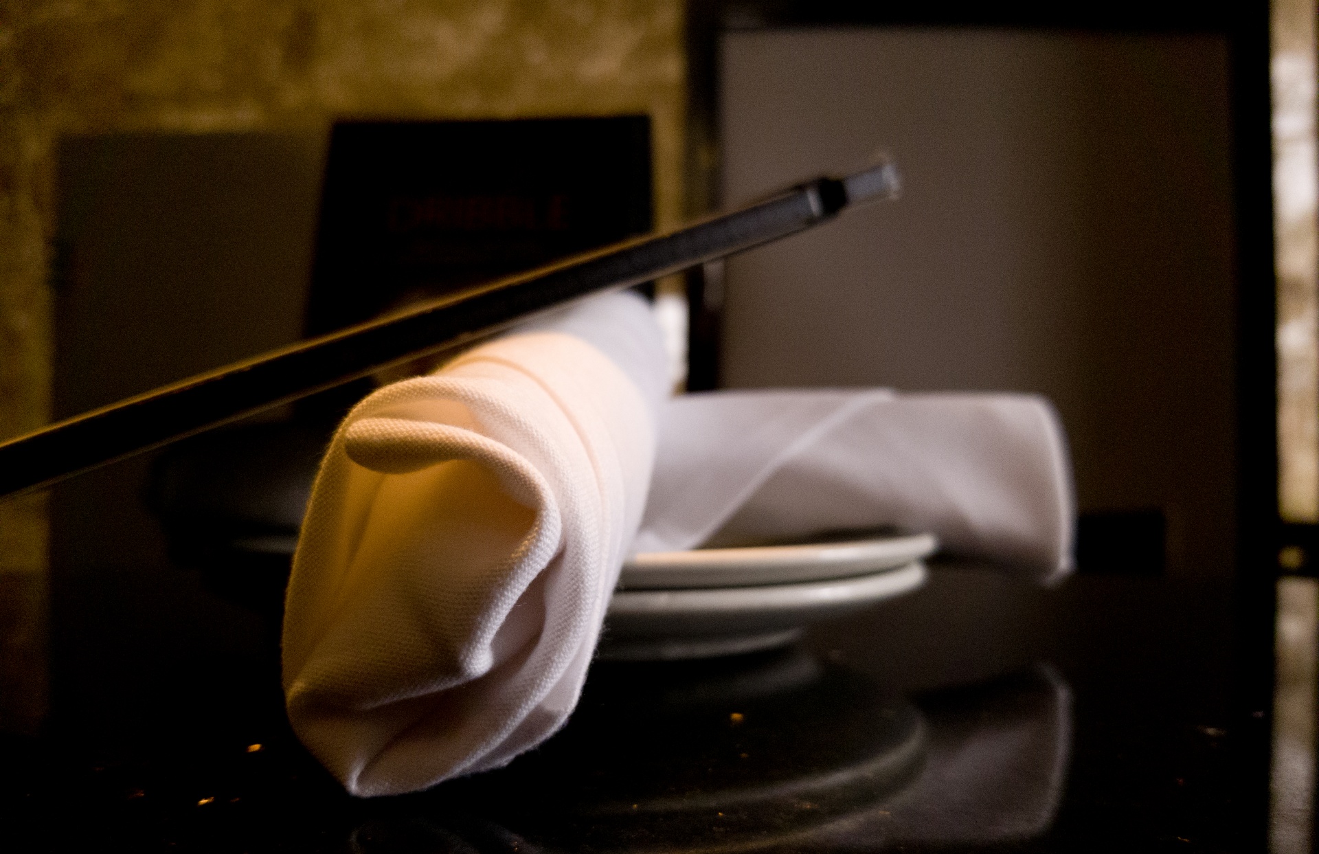 napkins rolled restaurant free photo