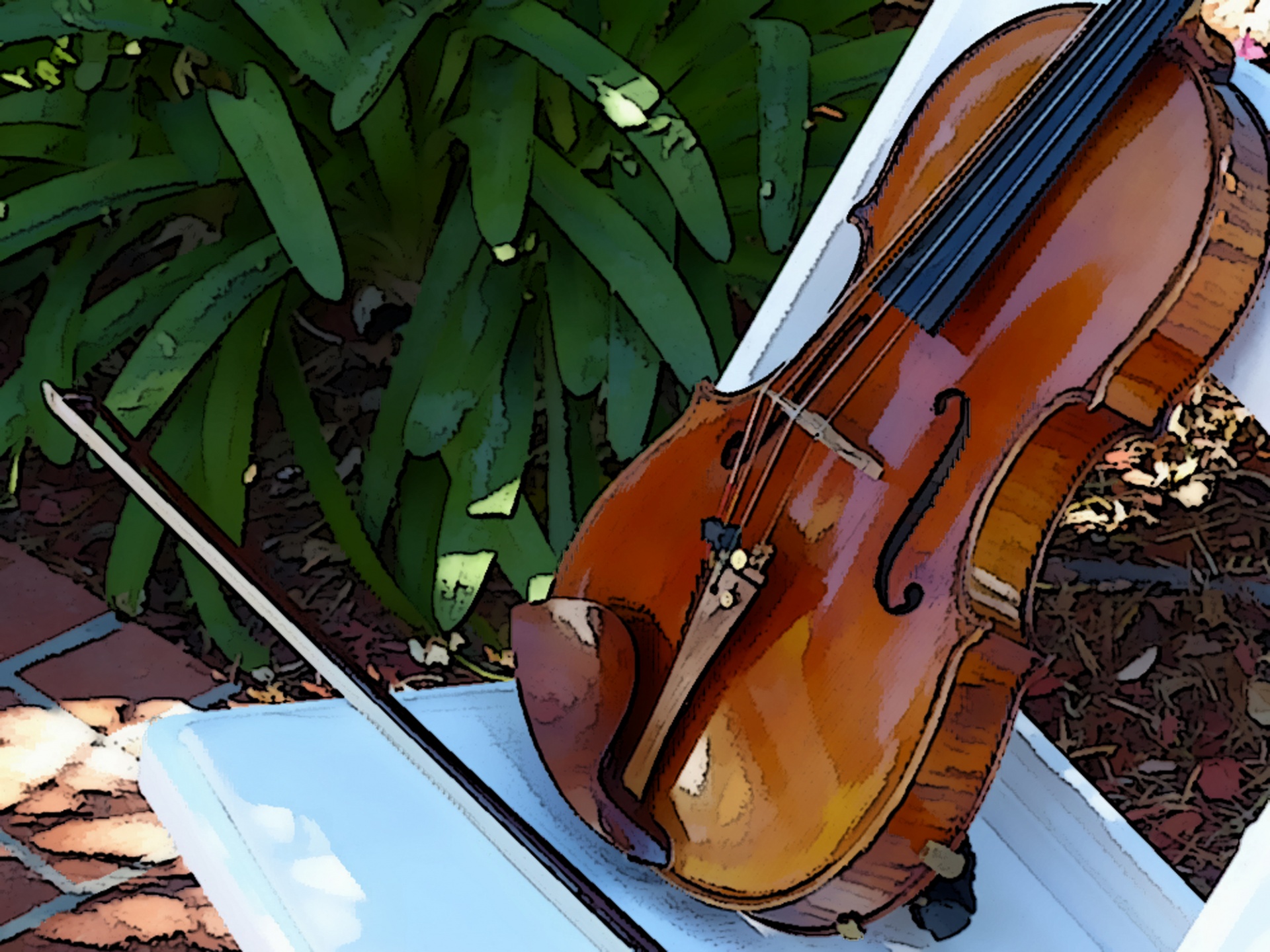 music violin instrument free photo