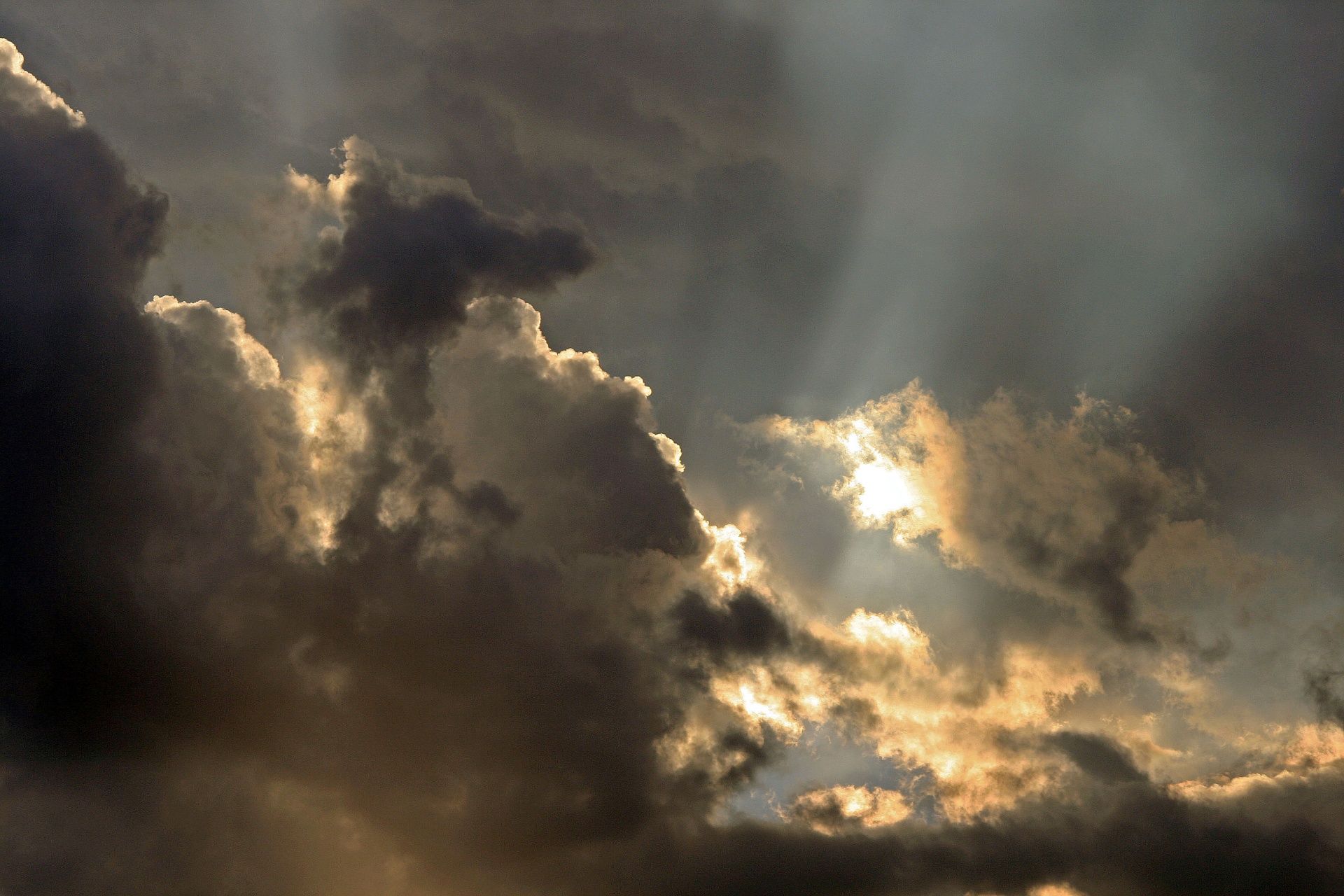 sky clouds light free photo