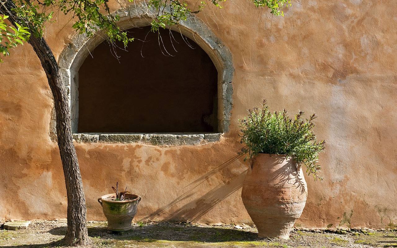 rethymno monastery greece free photo