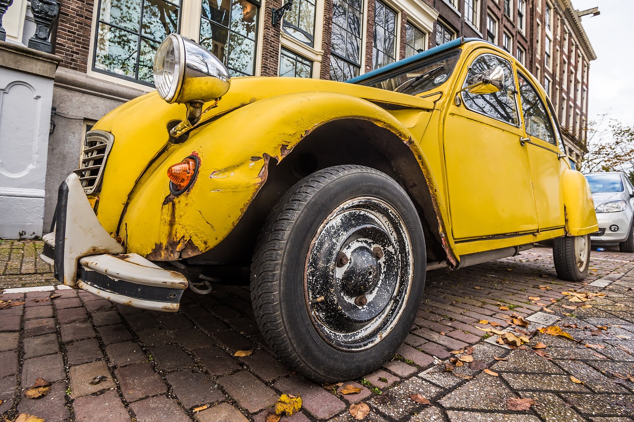 retro car citroen retro free photo