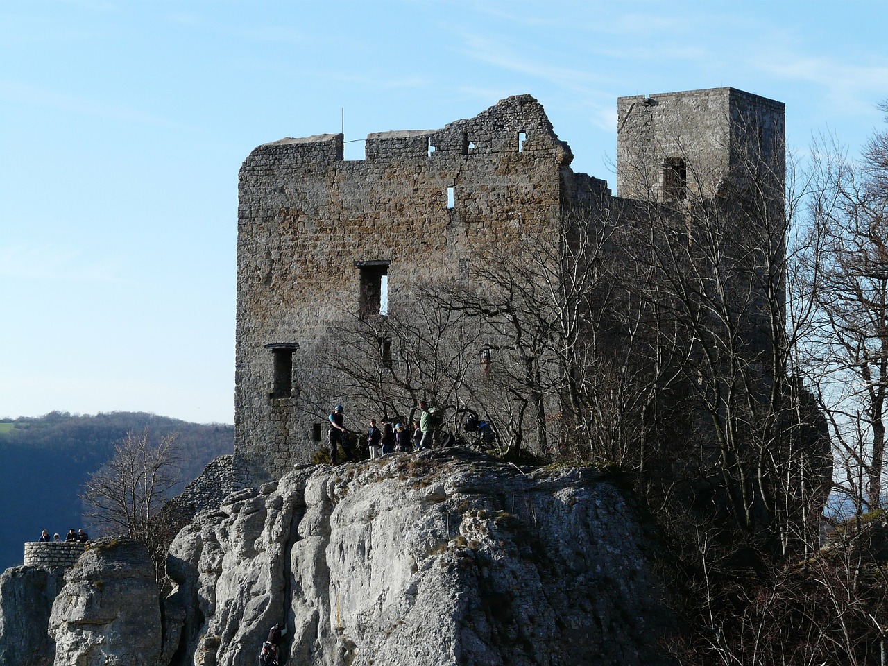 reußenstein castle ruin free photo