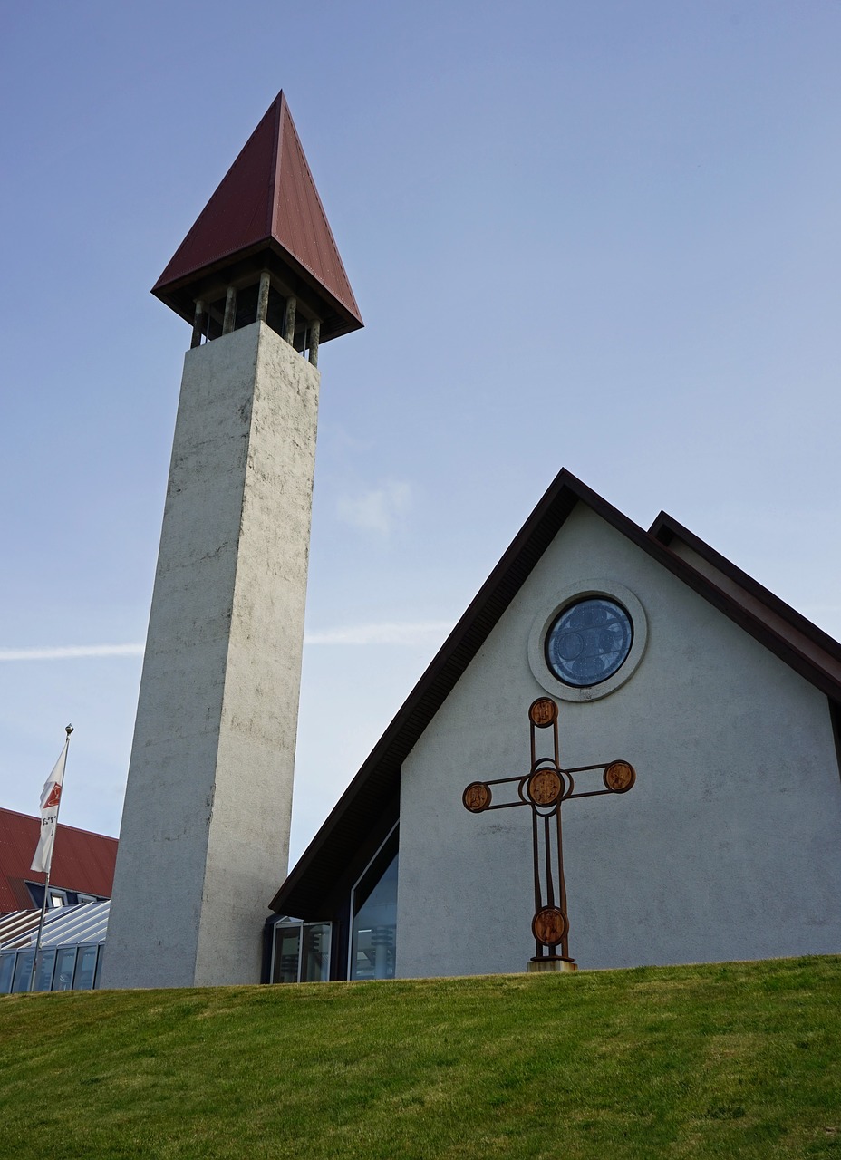 reykholt iceland church free photo