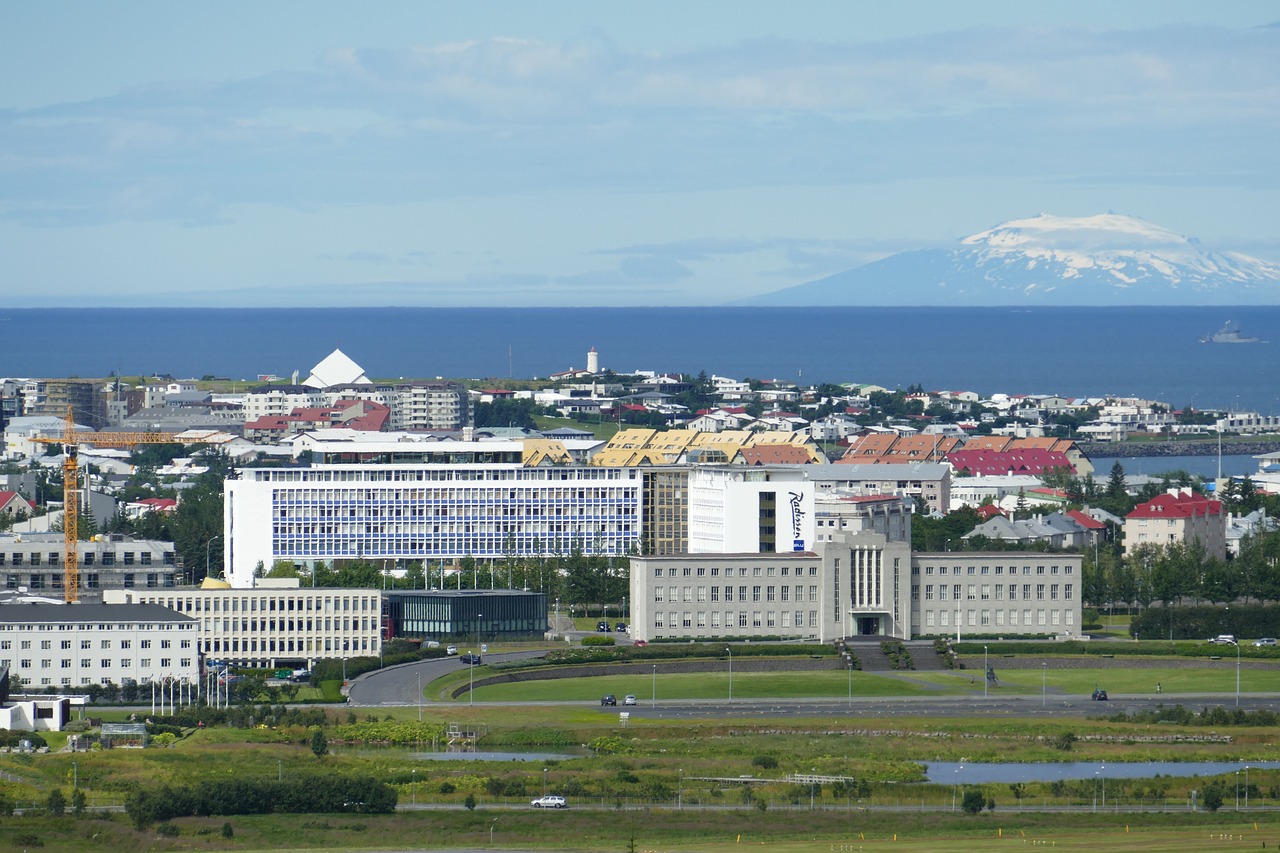 reykjavik iceland panorama free photo