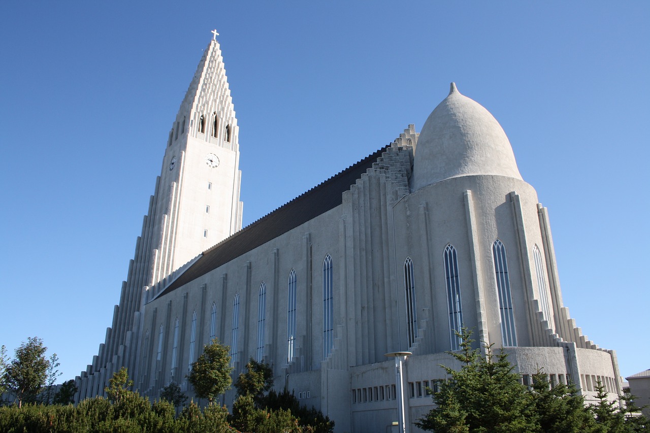 reykjavik hallgrímskirkja dom free photo