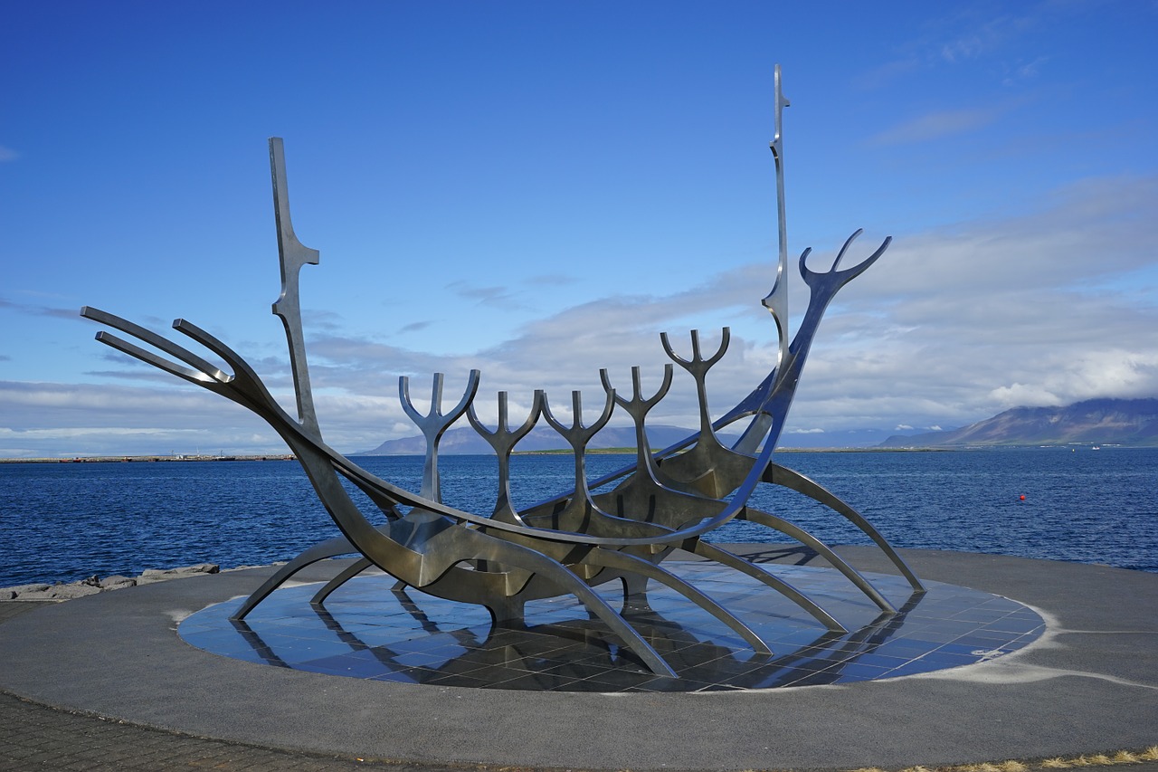 reykjavik sculpture art free photo