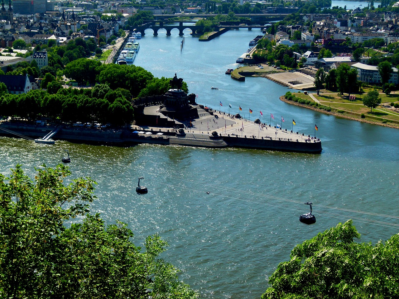 rhine river mood free photo