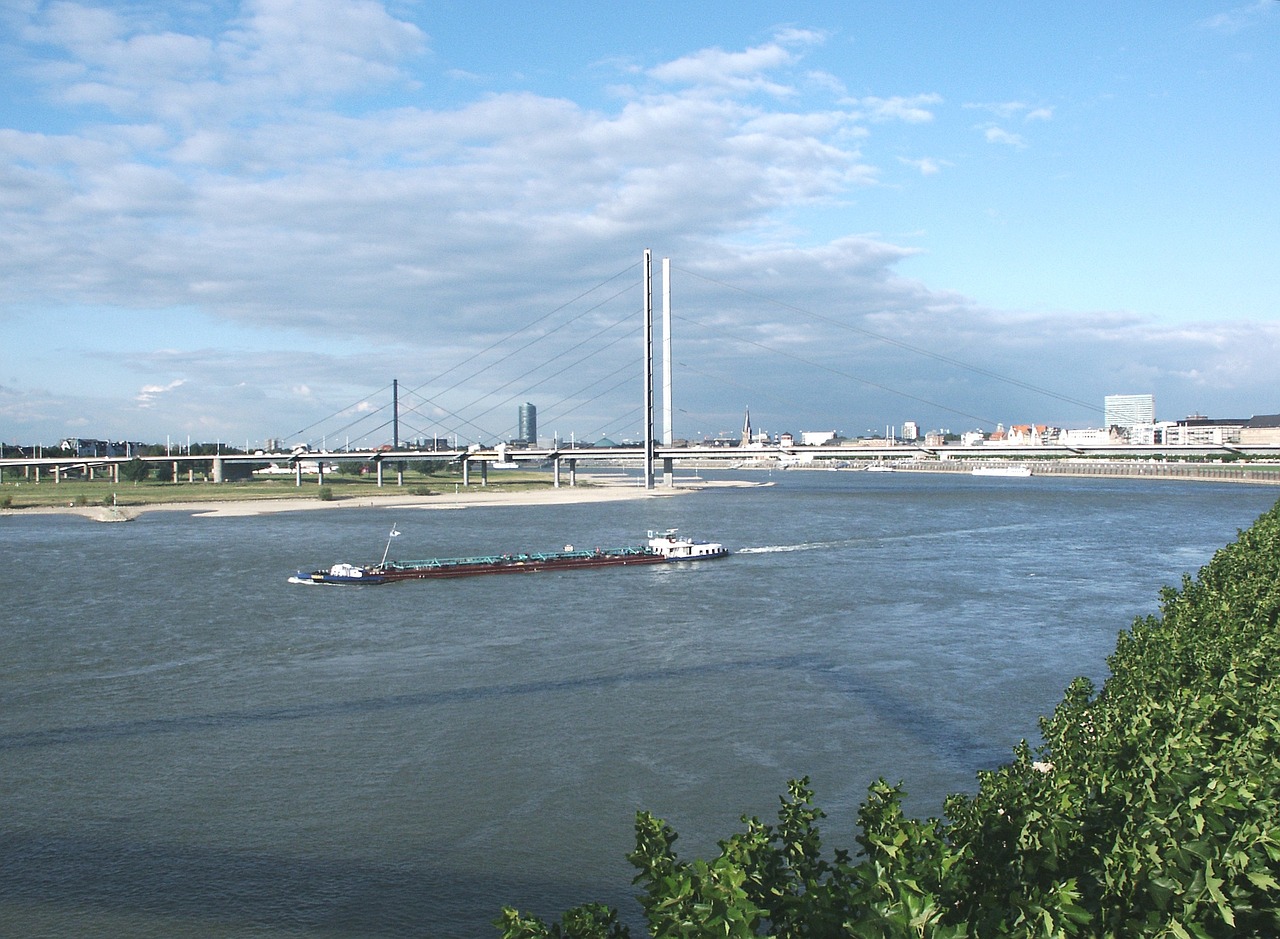 rhine water ship free photo