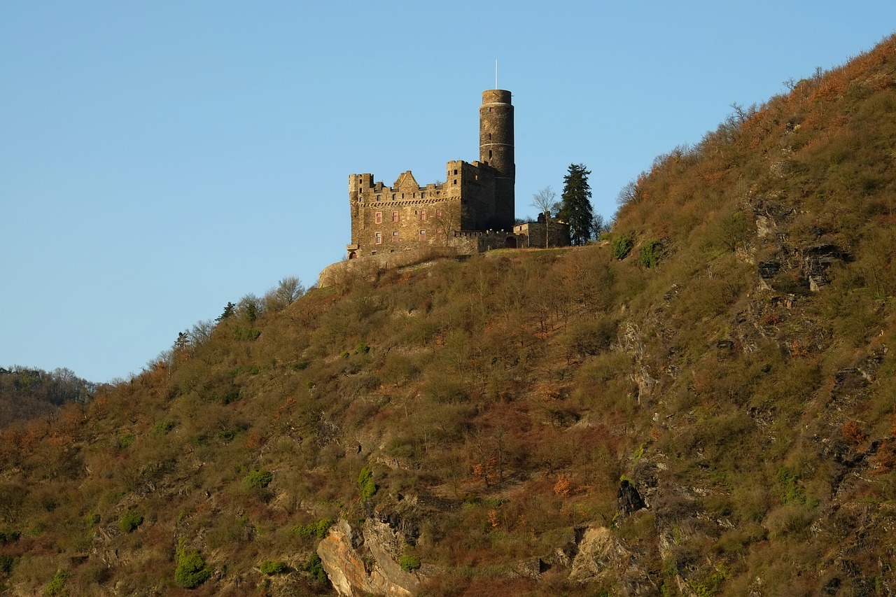 rhine castle fortress free photo