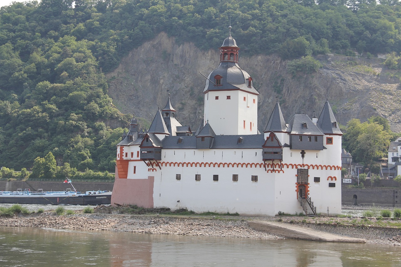 rhine castle in the rhine kaub free photo