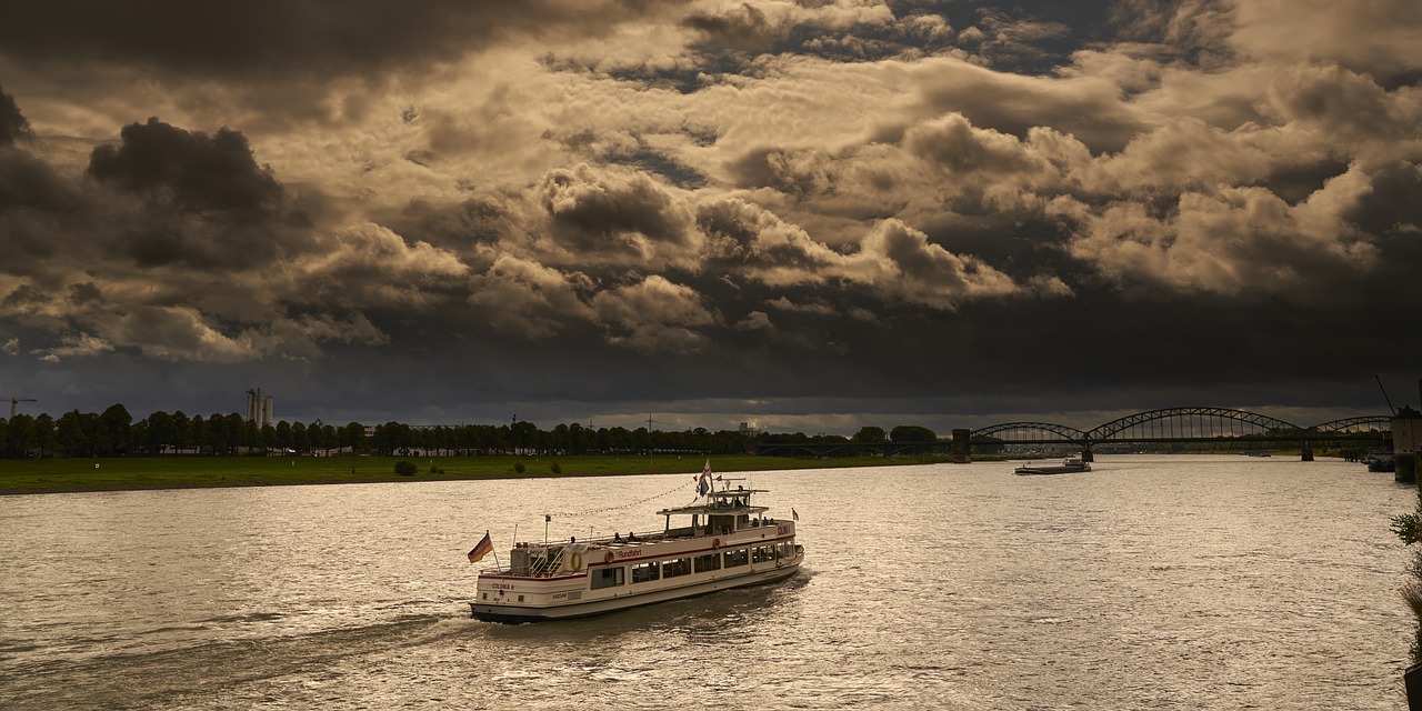 rhine ship shipping free photo