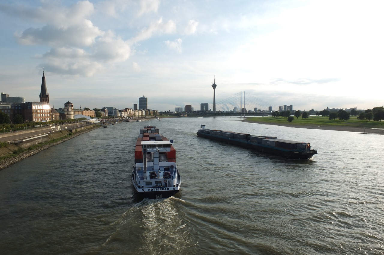 rhine niederrhein river free photo