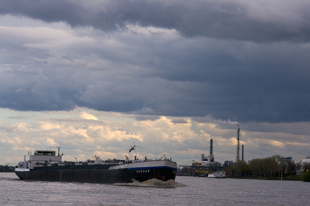 rhine ship shipping free photo