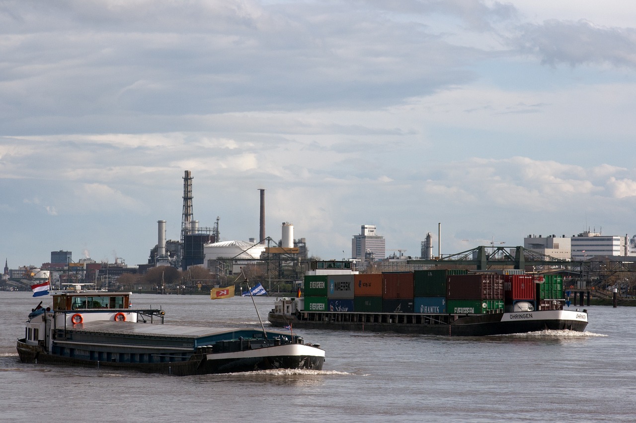 rhine ship shipping free photo