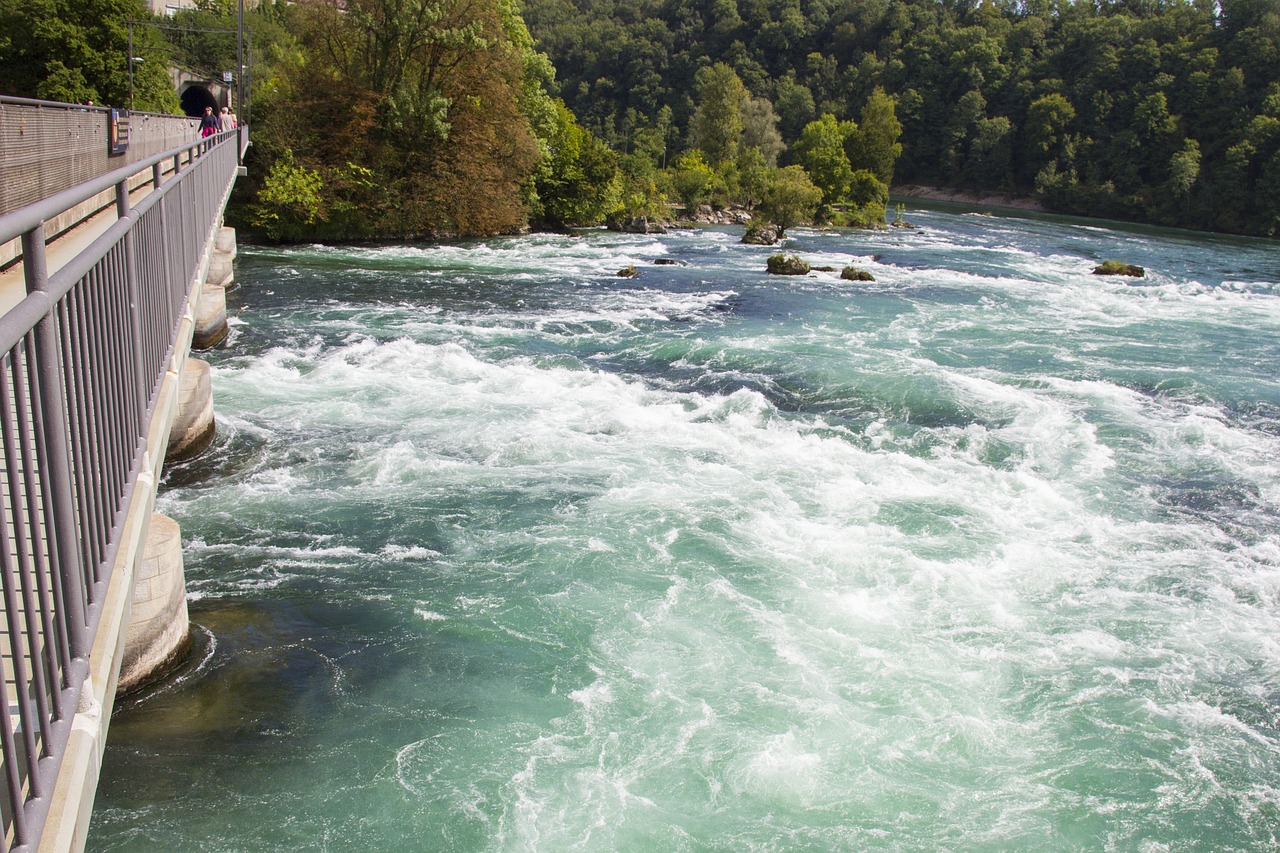 rhine falls rhine waterfall free photo