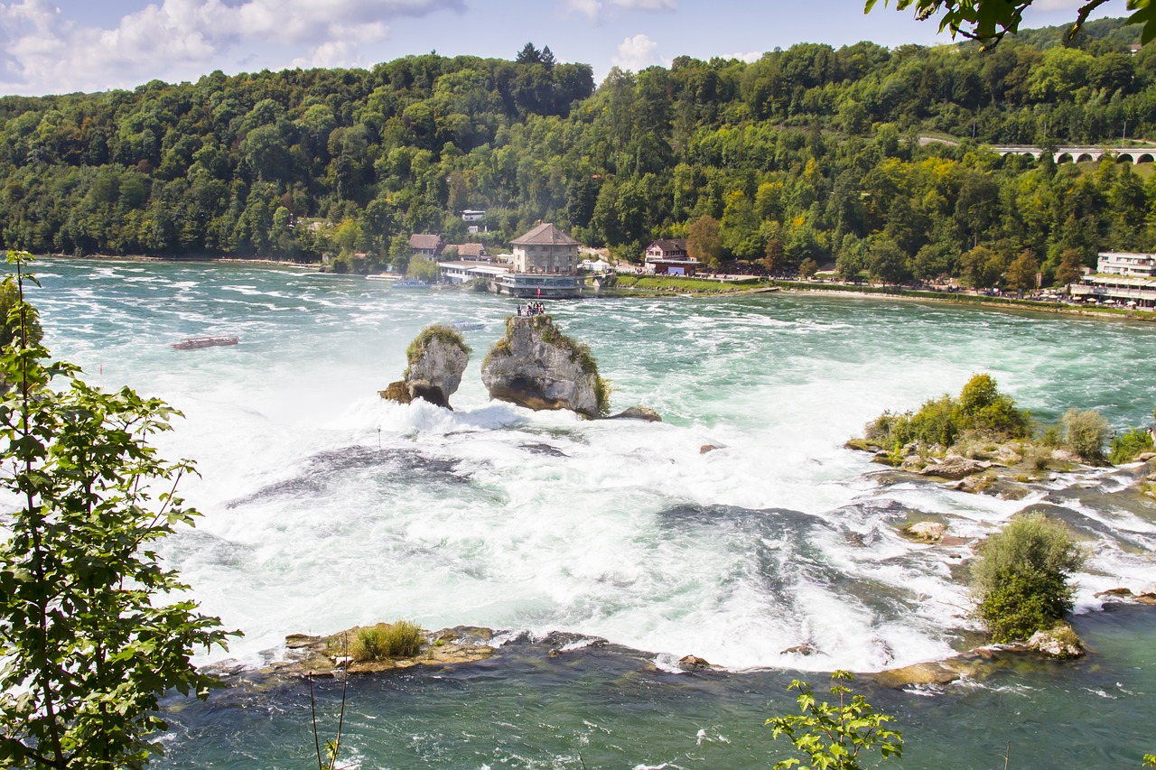 rhine falls rhine schaffhausen free photo