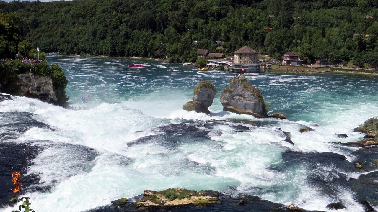 rhine falls schaffhausen water free photo