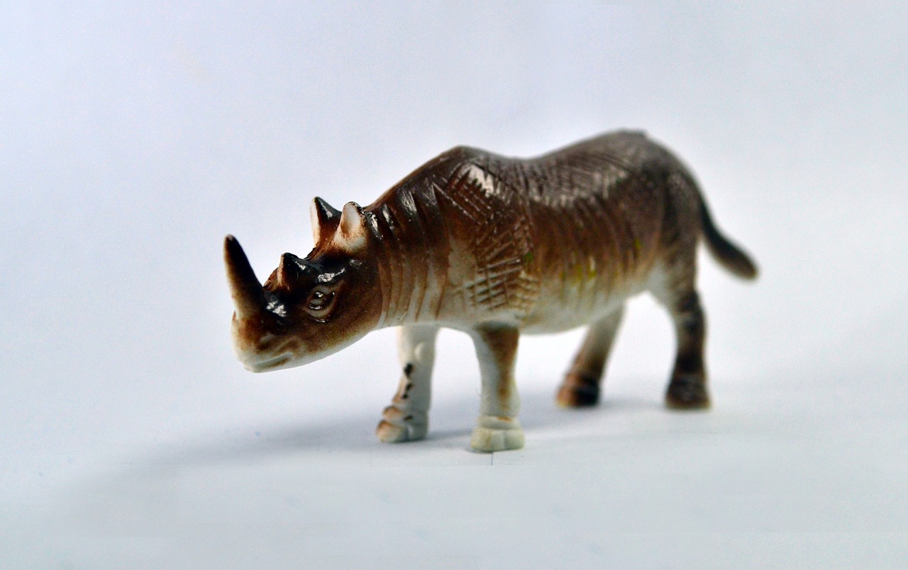 rhino toy icon free photo