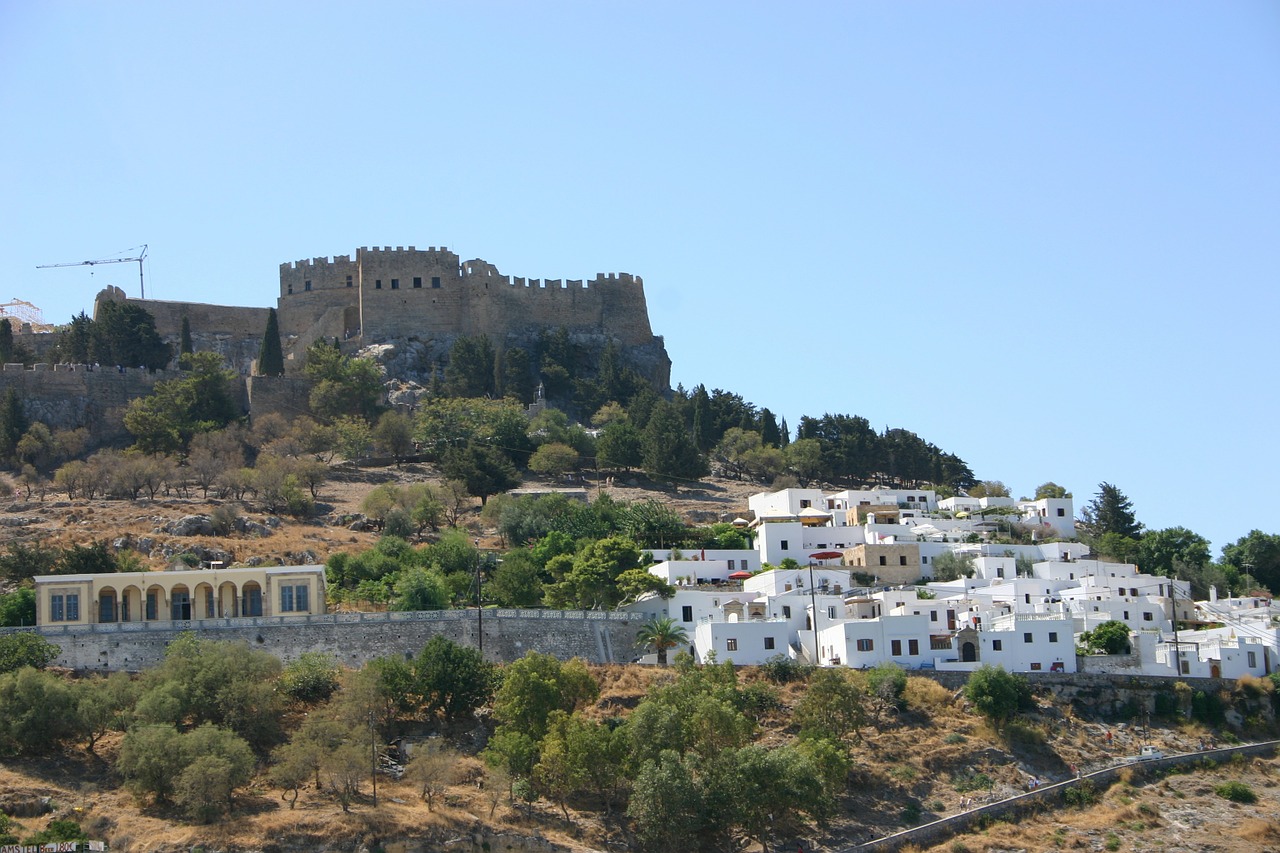 rhodes greece summer free photo